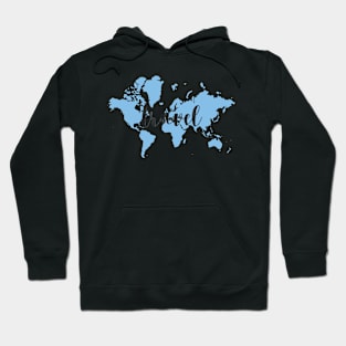 travel world map Hoodie